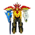 Miniatyrbild 2 av 7: 5 I 1 Montering Leksaker Transformation Robot Dinosaur Rangers Megazord Action Figurer