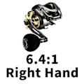 Miniatyrbillede 3 af 6: Baitcasting Reel 9,5KG 22LB Træk Power 10 Leje 6,4 Gear Ratio Trag Clicker Enkelt Power Handtag Fishing Reel