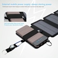 Miniatyrbilde 7 av 7: Utendørs Multifunksjonell Bærbar Solar Lade Panel Fellbar
