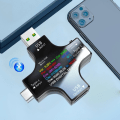 Miniatyrbild 5 av 8: USB spänning testare ström mätare monitor multifunktionell snabb laddning ström detektion analysator