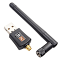 Pikkukuva 1 / 8: Dual Band 600Mbps USB wifi sovitin 2,4GHz 5GHz WiFi antennilla