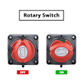 Miniatyrbild 3 av 7: Batteri Koppla bort Switch 12V 24V 300A Bil Isolator Koppla ifrån Rotary Switch 2 och 3 Position Cut Off Switch for VR Camper Båt