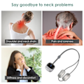 Miniatyrbillede 4 af 7: Puls Nakke Massager Varme Smertelindring Trådløs Intelligent Deep Tssue Trigger Point Massage