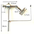 Miniatyrbild 6 av 8: Roterande fluga Knyta Vise C-Clamp förstärkt Hårda Käftar Gör-det-själv fluga binda lock tillverkningsverktyg