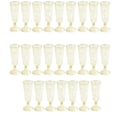 Miniatyrbillede 10 af 10: 25 stykker 150ml Plastik Champagne Fløjter Engangs Mousserende Bar Kopper Klar Pink Ristning Kop