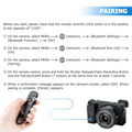 Miniatyrbillede 4 af 7: Trådløs Bluetooth Fjernbetjening Kontrol til Sony Kamera ZV-E1 ZV-E10 ZV-1 FX30 A7R V A7M4 A7IV A7III A7 IV A7 III A6400