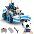 Miniatyrbillede 1 af 6: Fodbold Robot Elektrisk Byggeklodser RC Bil Teknisk APP Program Fjernbetjening Køretøj Klods Legetøj