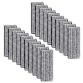 Miniatyrbilde 1 av 5: 20 stykker mikrofiber mopp pute erstatning mikrofiber vaskbar spray mopp støv mopp husholdning mopp hode rengjøring pute grå farge