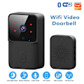 Pikkukuva 7 / 7: WiFi ovikello Koti Tuya WiFi Langaton Ovikello DC AC Akku virta kamera kello