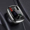 Miniatyrbillede 5 af 7: FM sender bil hurtig oplader til telefon bluetooth 5.0 bil kit lyd mp3 afspiller