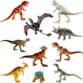 Miniatyrbillede 2 af 3: Jurassic World Camp Kridt Multipack med 10 Mini Dinosaur Action Figurer