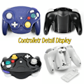 Miniatyrbild 2 av 5: Trådlös Gamepad Controller för NGC spelkonsol med 2,4G adapter Gamepads Joystick for GameCube Video Game Console