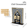 Miniatyrbilde 7 av 7: Akryl Ramadan Nedtelling Kalender Ornamenter Gaver Eid Mubarak Ramadan Dekor