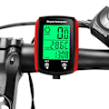 Miniatyrbillede 1 af 6: Cykel Computer Cykel Kilometertæller LCD Skærm Kablet Cykling Speedometer