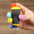 Miniatyrbilde 7 av 7: 5 stk Multifunksjonell Silikon Fingerbinger Uthult Ut Puster Beskyttende Finger Sleeve