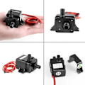 Miniatyrbillede 2 af 6: Vandtæt Mini Vand Pumpe 12v Strøm Børsteløs DC Mikro Pumper