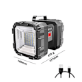 Miniatyrbillede 2 af 6: Camping Høj Power Led Lommelygter Genopladelige Spotlights Søgelygte