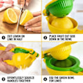 Miniatyrbillede 5 af 7: Frisk  presser frugt ekstraktor appelsin citrus lime citron presser hånd presser