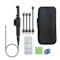 Miniatyrbillede 6 af 10: 5.5MM/8.5MM 2.0MP 180 grader Styring Industrielt boreskop endoskop biler inspektion kamera med 6 LED