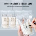 Miniatyrbilde 6 av 9: Morsmelk oppbevaring poser 6 oz melk fryser poser for langtids amming oppbevaring