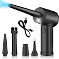 Miniatyrbillede 7 af 7: Professionel komprimeret luft duster til tastatur  elektrisk luft blæser computer rengøring ledningsfri luft støv renser