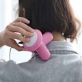 Miniatyrbillede 2 af 7: Mini Nakke Massager Multi Funktion Plastic Trekant Form Elektrisk