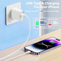 Miniatyrbild 5 av 8: 3 stycken USB kabel för iPhone laddare sladd USB till Ligtning laddare kabel