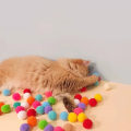 Miniatyrbilde 4 av 9: Interaktiv Launch Trening Katte Leker Kreative Kattunger Mini Pompoms Spill Stretch Plysj Ball Leker