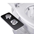 Miniatyrbillede 1 af 7: Bidet toilet sæde tilbehør ultra-tynd ikke-elektrisk selvrensende dobbelt dyser frontal & bag vask