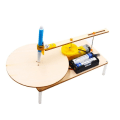 Miniatyrbillede 3 af 5: DIY Creative  træ elektrisk plotter Tegning Robot STEM Børn Model Automatisk Maleri Videnskab Elektronik Kits Eksperiment
