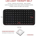 Miniatyrbild 3 av 6: Flexibel Bärbar Wrap LED Terapi Stor Pad för rygg axel leder muskel smärta lindring
