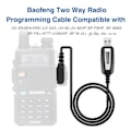 Pikkukuva 2 / 7: USB ohjelmointi kaapeli CD Baofengille UV-5R 82 888S UV-S9PLUS UV-13 16 17 21 Pro Quansheng UV-K5 5R Plus Walkie  Talkie radio