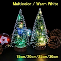 Miniatyrbilde 2 av 8: Mini kunstig juletrær pynt  fest bordplate miniatyr snø frost jule tre
