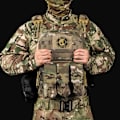 Miniatyrbillede 6 af 6: Rescue Quick Release Tactical Vest Military Modular Combat  Åndbar Tactical Gear Letweight