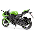 Miniatyrbild 3 av 7: Kawasaki Ninja ZX-10R Black Die Cast Fordon Samlarföremål Hobbyer Motorcykel Modell Leksaker