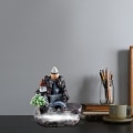 Miniatyrbillede 2 af 5: Backflow Røgelse Brænder Keramik Backflow Røgelse Holder Røgelse Holder Dekor