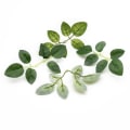 Miniatyrbillede 7 af 8: 20stk Silke Rose Blade Jule pynt