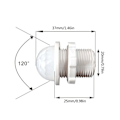 Miniatyrbilde 7 av 7: Lys Switch Sensor Detektor Intelligent Switch Led 110v 220v Infrarød Sensor Infrarød Automatisk Slå På Av