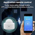Pikkukuva 3 / 6: Tuya Zigbee Mini Smart PIR liike ilmaisin Ihminen keho infrapuna anturi varkaudenesto