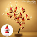 Miniatyrbilde 11 av 11: Snømann jul LED Garland streng lys god jul pynt