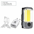 Miniatyrbillede 1 af 8: Genopladelig Work Light LED Lommelygte med XPG+COB Lampe Beads Lantern Lampe
