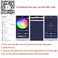 Miniatyrbillede 7 af 8: Smart RGB Symfoni Lyd Kontrol LED Lys Musik Rhythm Ambient Pickup Lampe Med App Kontrol