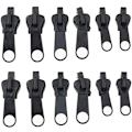 Miniatyrbild 1 av 8: 6 bitar Universal Instant Fix Zipper 3 Sizes Repair Kit