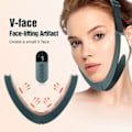 Miniatyrbillede 2 af 7: Microcurrent V-face Face Lift Device 6Mode Opvarmet Skin Rejuvenation Double Hin V Face Vibration Masser