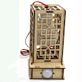 Miniatyrbillede 5 af 5: Menneske Krop Induktion Kvadrat Lampe Elektronisk Modul Automatisk Induktion Lampe Model Teknologi Gør det selv Håndsamlet Model