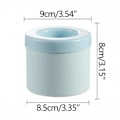 Miniatyrbilde 5 av 8: Silikon Is Mould Rund Sylinder Is Cube Making Mould Icemaker Bar Kjøkken Tilbehør