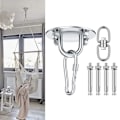 Miniatyrbilde 4 av 8: 1 sett heavy duty swing kroker hengekøye vegg feste anker kroker