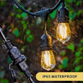 Miniatyrbillede 2 af 7: Kommerciel Grade Vandtæt Udendørs LED String Lys Pære Forbindes Festoon Have Ferie Bryllup LED Lys