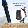 Miniatyrbillede 3 af 6: 5-Sektion Bærbar Udendørs Fold Trekking Stang Vandre Vandre Stick