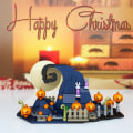 Miniatyrbilde 5 av 5: Mareritt Jul By Spiral Hill Halloween Gresskar Bygge Blokk Kit Leketøy